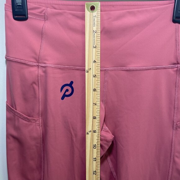 Peloton Lululemon Leggings Women 8 Pink Side Pockets High Rise We Go Far Align - Picture 7 of 11